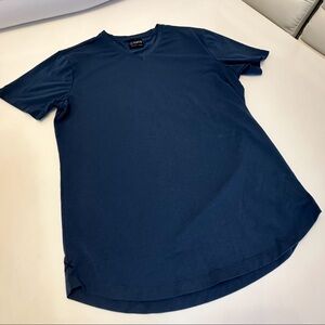 Cuts Blue Men's V-Neck Shirt L Pyca pro